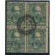 ARGENTINA 1888 GJ 89 CUADRO DE ESTAMPILLA USADAS